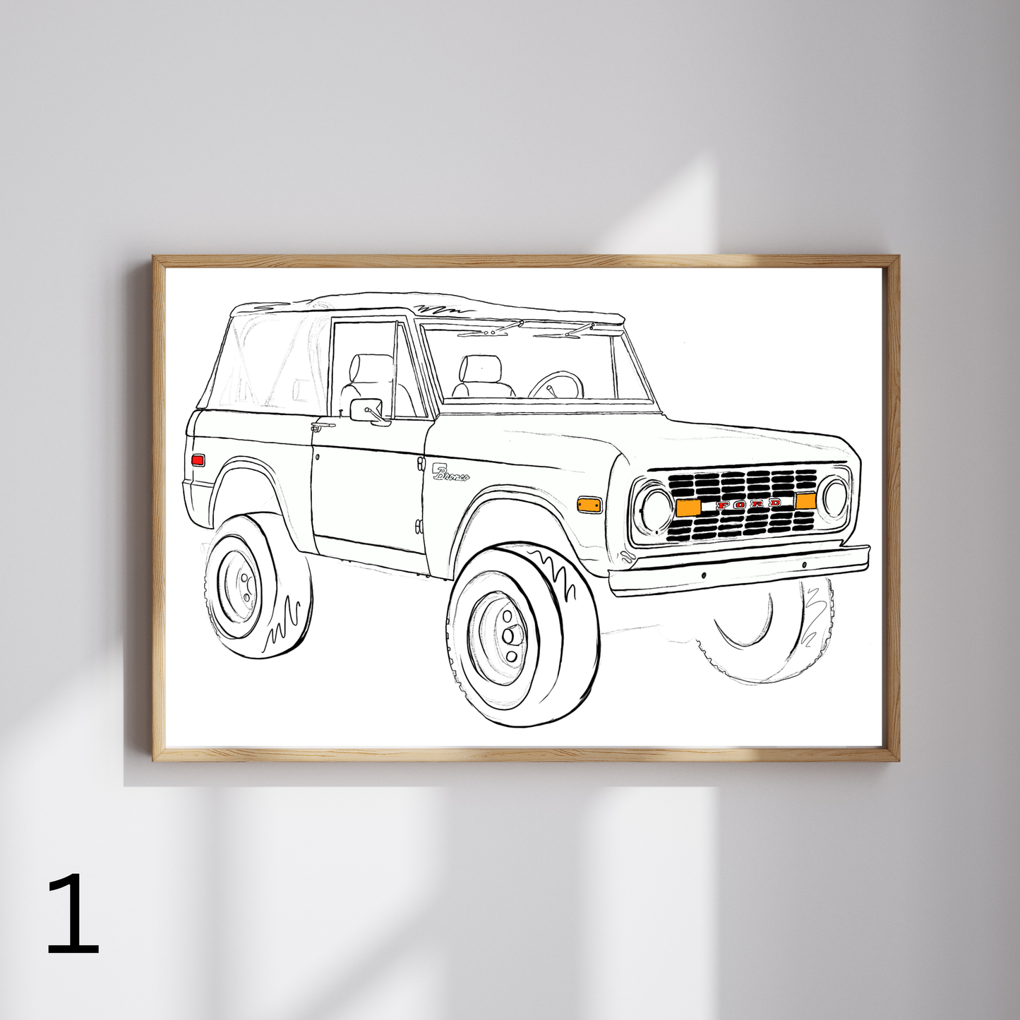 Vintage Bronco Prints