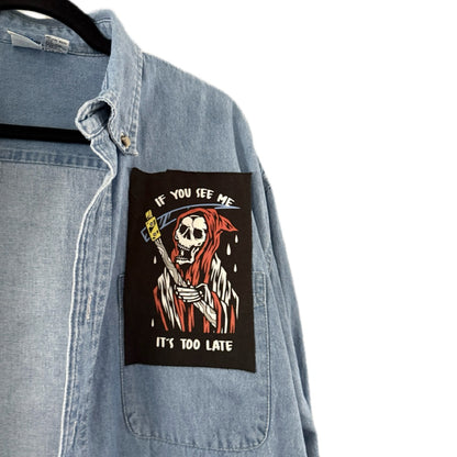 Grim Reaper Button Down