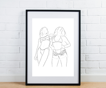 Desert Girls Print