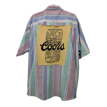 Coors Stripe Button Down