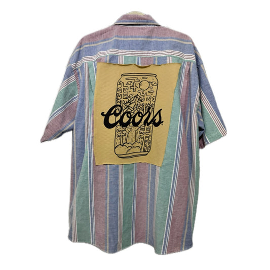 Coors Stripe Button Down