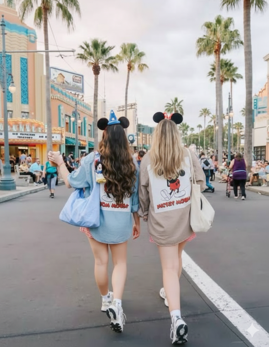 Mickey Mouse Button Down