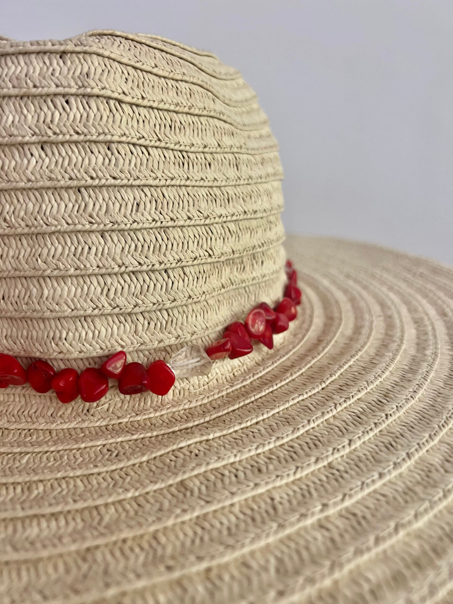 Red Coral Hat Band