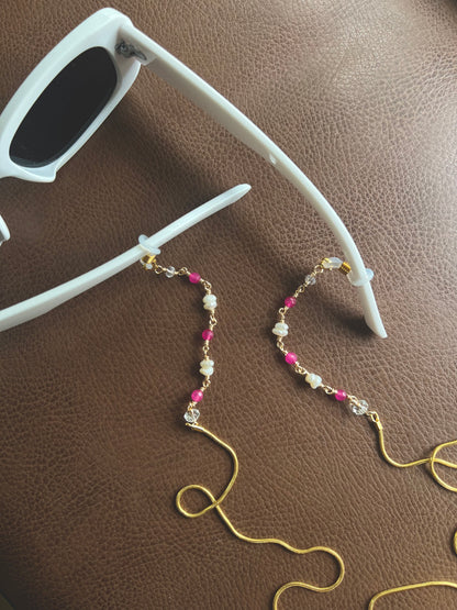 Pink Jade Sunnies Chain