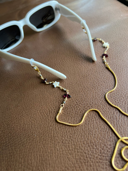 Star + Garnet Sunnies Chain