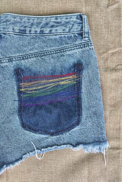 Rainbow Pocket Shorts