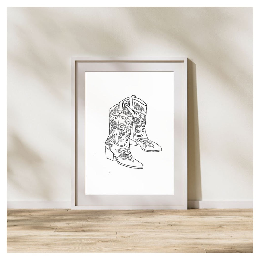 Butterfly Cowgirl Boot