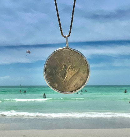 Iris Coin Pendant