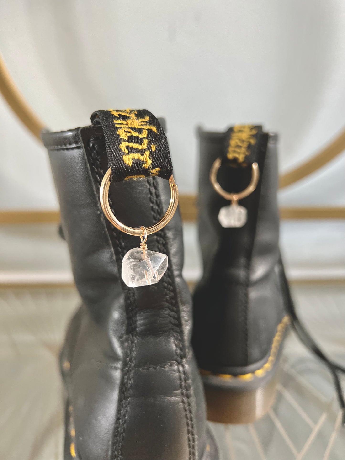 Rock Crystal Boot Charms