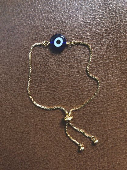 Evil Eye Slider Bracelet