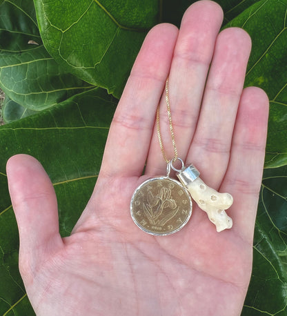 Iris Coin Pendant